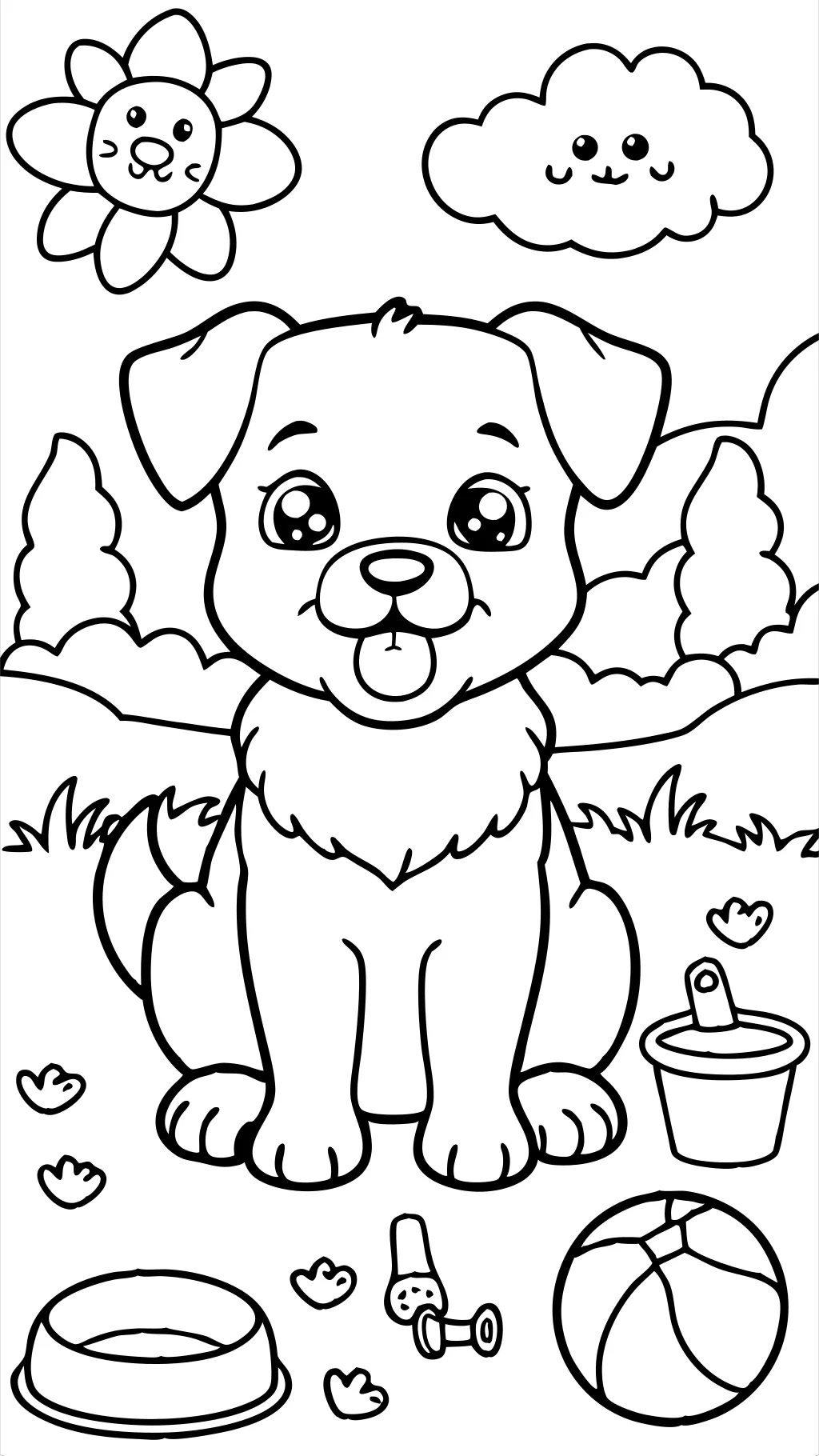 doggie coloring pages